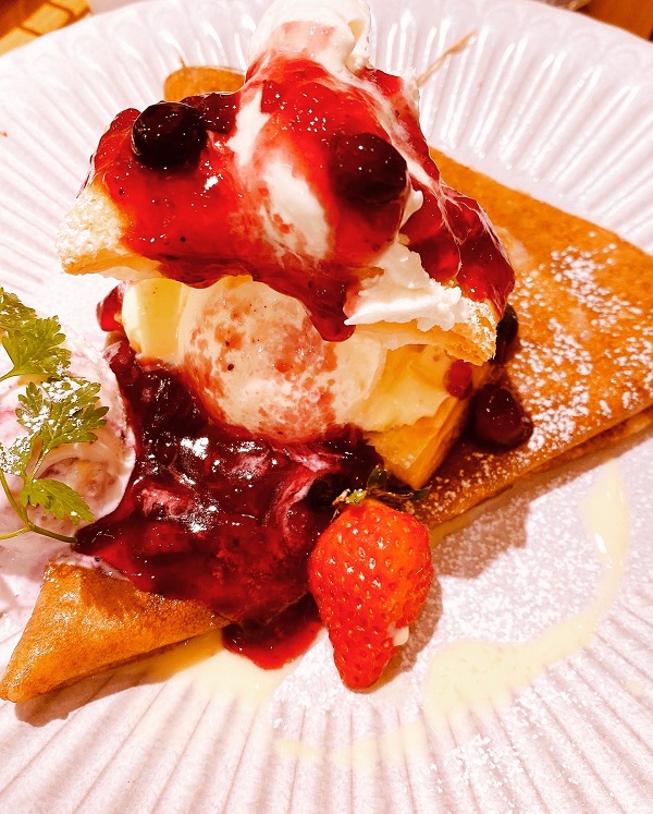 ミルフィーユのクレープ